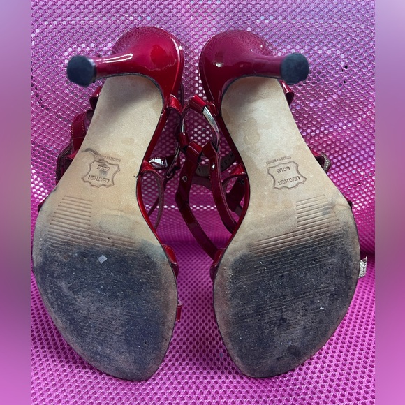 Stuart Weitzman Cherry Red Sandals - Picture 3 of 5